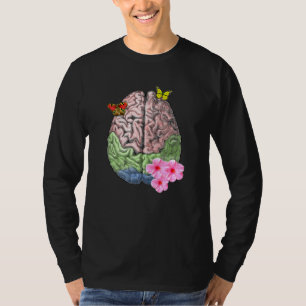 Altes Anatomie-Design des menschlichen Gehirns T-Shirt