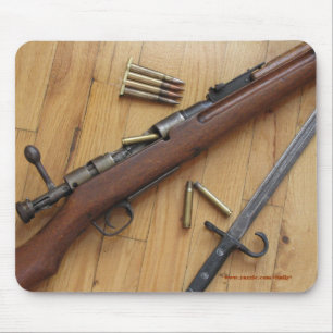 Altes Arisaka-Gewehr-Mauspad-Design Mousepad