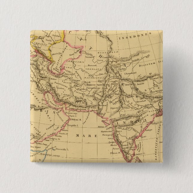 Altes Asien Button (Vorderseite)