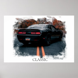*~* Altes Auto Antikes klassisches Muskel Poster