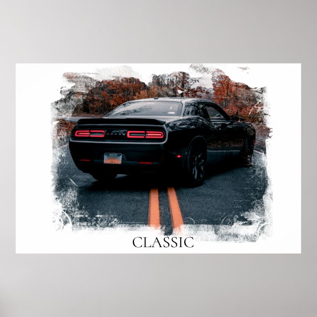 *~* Altes Auto Antikes klassisches Muskel Poster (Vorne)
