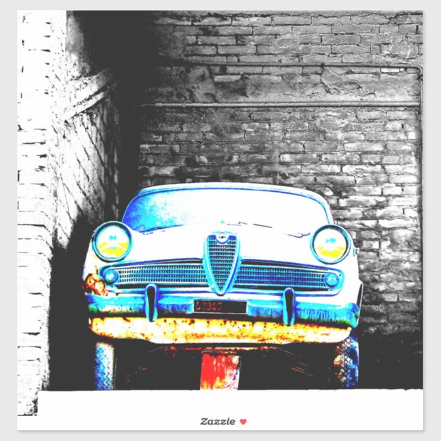 Altes Auto Aufkleber (Blatt)