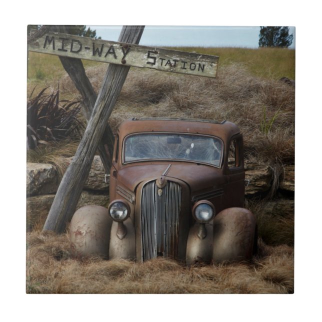 Altes Auto Fliese (Vorderseite)