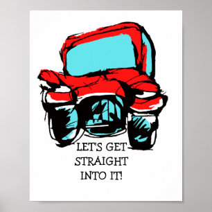 Altes Auto Poster