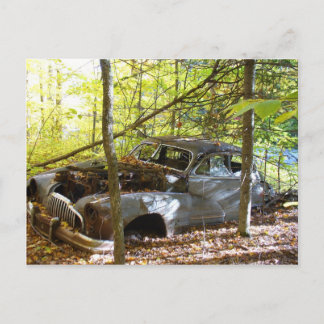 ALTES AUTO POSTKARTE