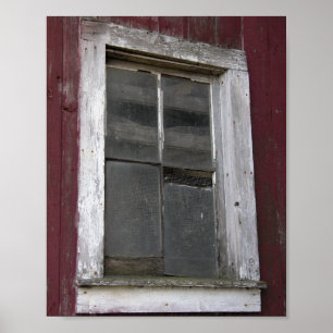 Altes Barfenster Poster