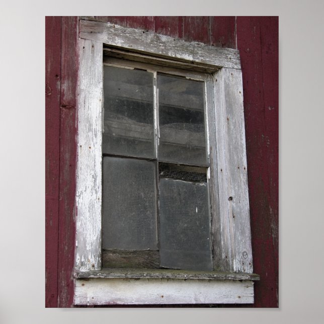 Altes Barfenster Poster (Vorne)