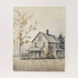 Altes Bauernhaus aus den 20er Jahren Jigsaw Puzzle