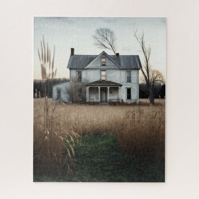 Altes Bauernhaus Jigsaw Puzzle (Vertikal)