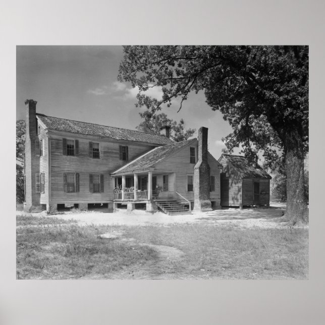 Altes Bauernhaus Poster (Vorne)