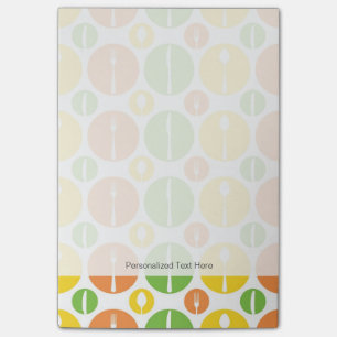 Altes Besteckmuster Post-it Klebezettel
