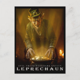 Altes Biest & Kreaturen: Die Leprechaun-Postkarte Postkarte