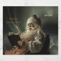 Altes Bild der Magie des Weihnachtsmannes