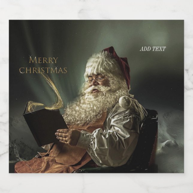 Altes Bild der Magie des Weihnachtsmannes (Einzelnes Label)