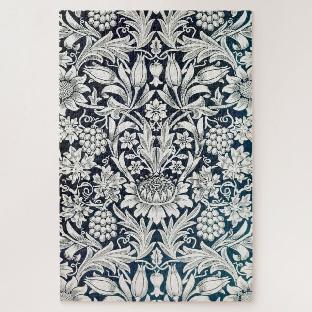 Altes Blumenmuster, William Morris (Vertikal)