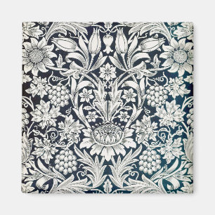 Altes Blumenmuster, William Morris Magnet
