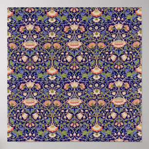 Altes Blumenmuster, William Morris Poster