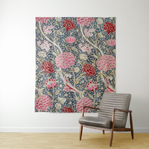 Altes Blumenmuster, William Morris Wandteppich