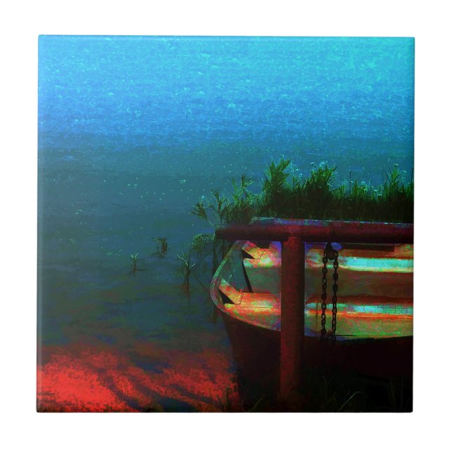 Altes Boot Fliese (Vorderseite)