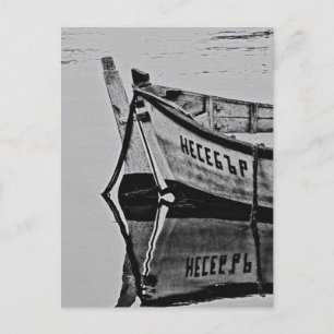 Altes Boot Postkarte