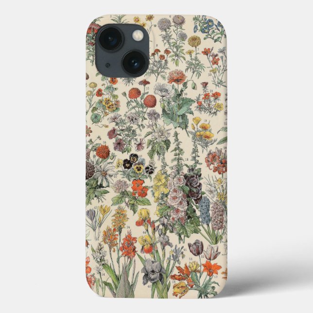 Altes Botanisches Muster Case-Mate iPhone Hülle (Rückseite)