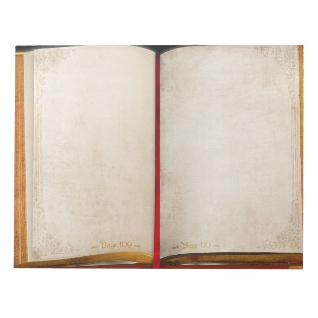 Altes Buch Notizblock (Vorderseite)