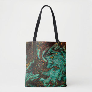 Altes Buchcover mit abstraktem antiken Muster  Tasche
