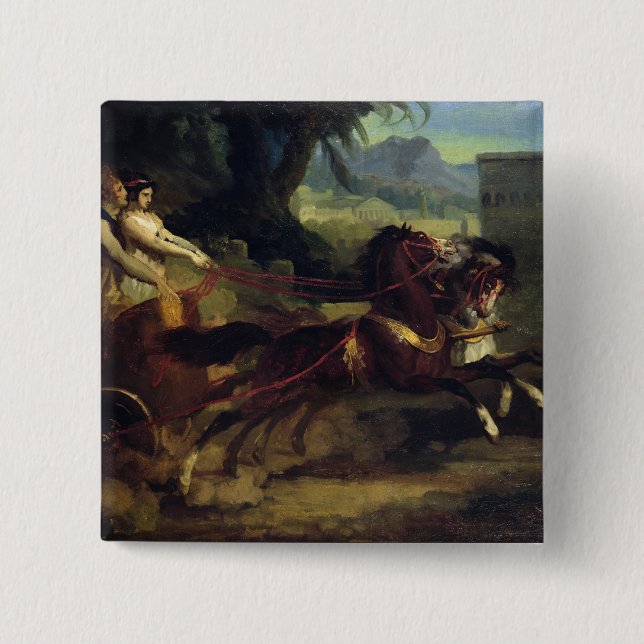 Altes Chariot-Rennen Button (Vorderseite)