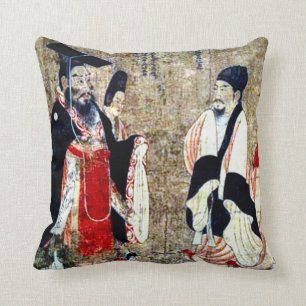 Altes chinesisches Kunst-Wurfs-Kissen Kissen