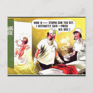 Altes Comic Postkarte