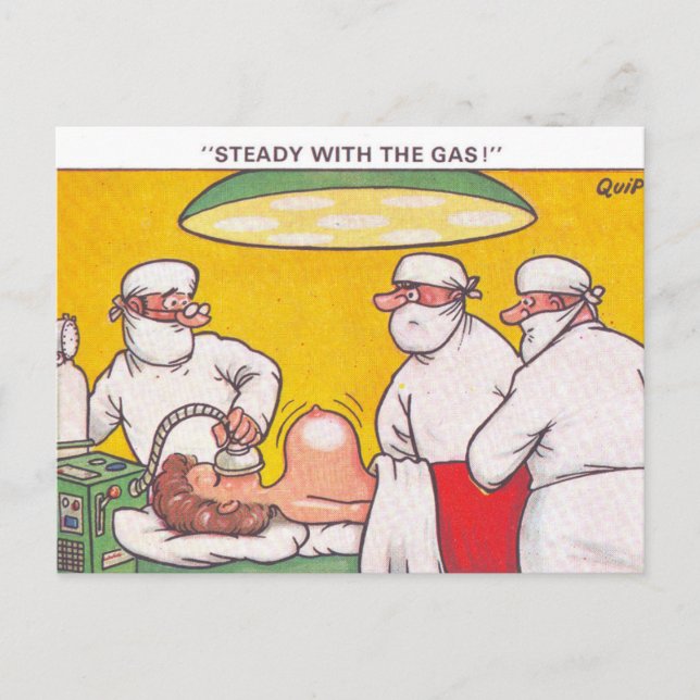 Altes Comic Postkarte (Vorderseite)