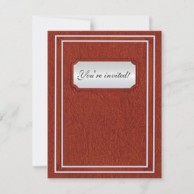 Altes Coverbuch Hochzeit Einladung (Vorderseite)