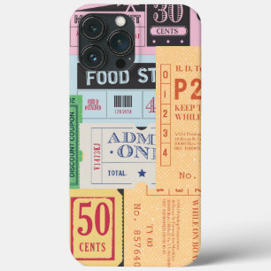 Altes Design Rustikale Vintage Zeitungskarten Case-Mate iPhone Hülle