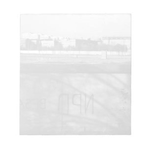 Altes Deutschland Berliner Mauer 1970 Notizblock