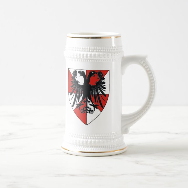 Altes Deutschland-Bier Stein Bierglas (Rechts)