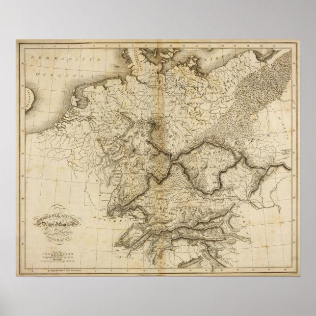 Altes Deutschland Poster (Vorne)