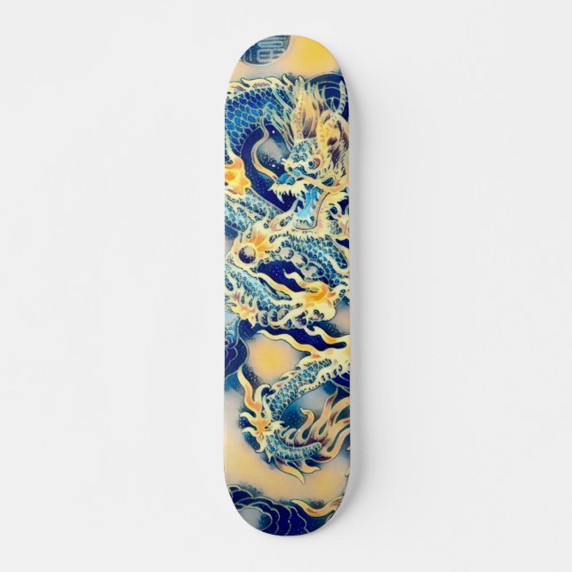 Altes Drache-Rolle-Element-kundenspezifisches Skateboard (Vorne)