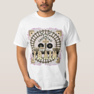 Altes Eisenbahnzug T-Shirt