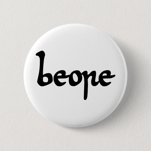 Altes englisches Bier Button (Vorderseite)