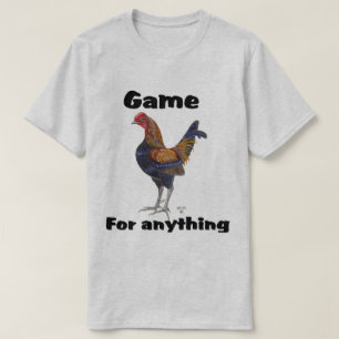 Altes englisches Spiel-Zwerghuhn-T-Shirt T-Shirt