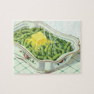 Altes Essen, Grüne-Bohnen-Auflauf mit Butter