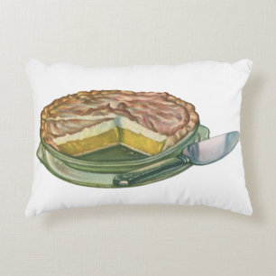 Altes Essen, Zitronen-Meringue-Pie-Dessert Dekokissen