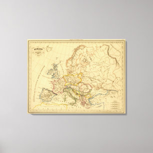 Altes Europa Leinwanddruck