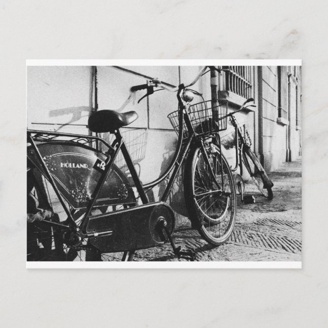 Altes Fahrrad in Innsbruck, Österreich Postkarte (Vorderseite)