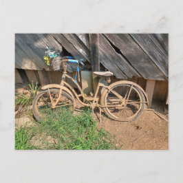 Altes Fahrrad Postkarte
