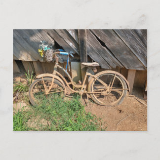 Altes Fahrrad Postkarte