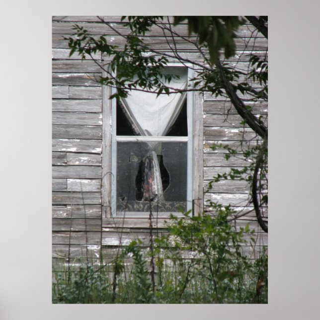 Altes Fenster Poster (Vorne)