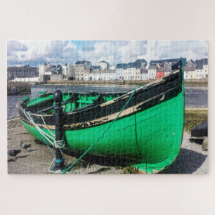 Altes Fischerboot Galway Irland.