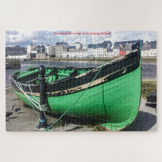 Altes Fischerboot Galway Irland. Jigsaw Puzzle (Horizontal)