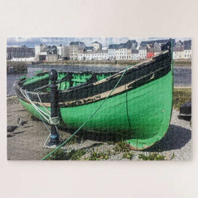 Altes Fischerboot Galway Irland. Jigsaw Puzzle (Horizontal)